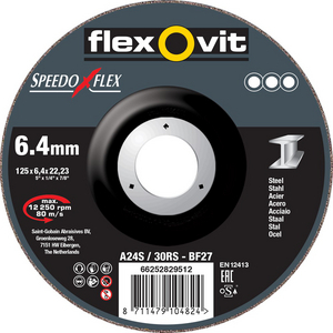 FLEXOVIT Afbraamschijf 125*6,4 mm