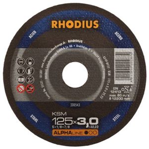 Rodius KMS doorslijpschijf 125x3,0x22,2 mm